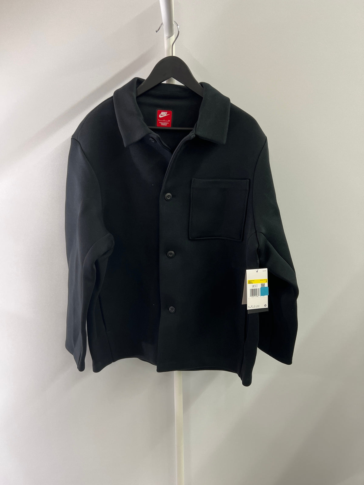 Nike Tech Fleece Reimagined Shacket Fb8167 010 - Größe S #12797