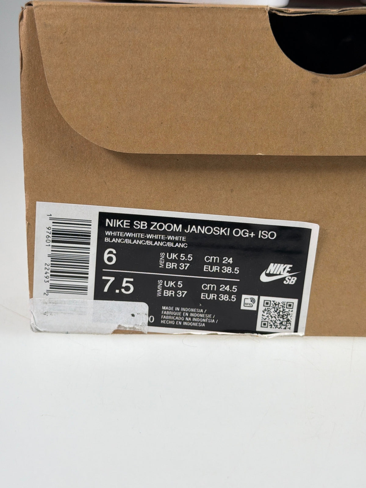 Nike SB Zoom Janoski OG+ Iso - Größe EU 38,5 #12986