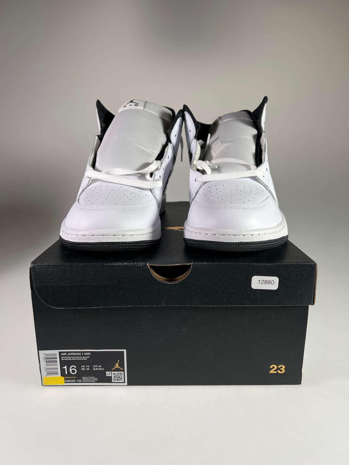 Air Jordan 1 Mid - Größe EU 50,5 #12880