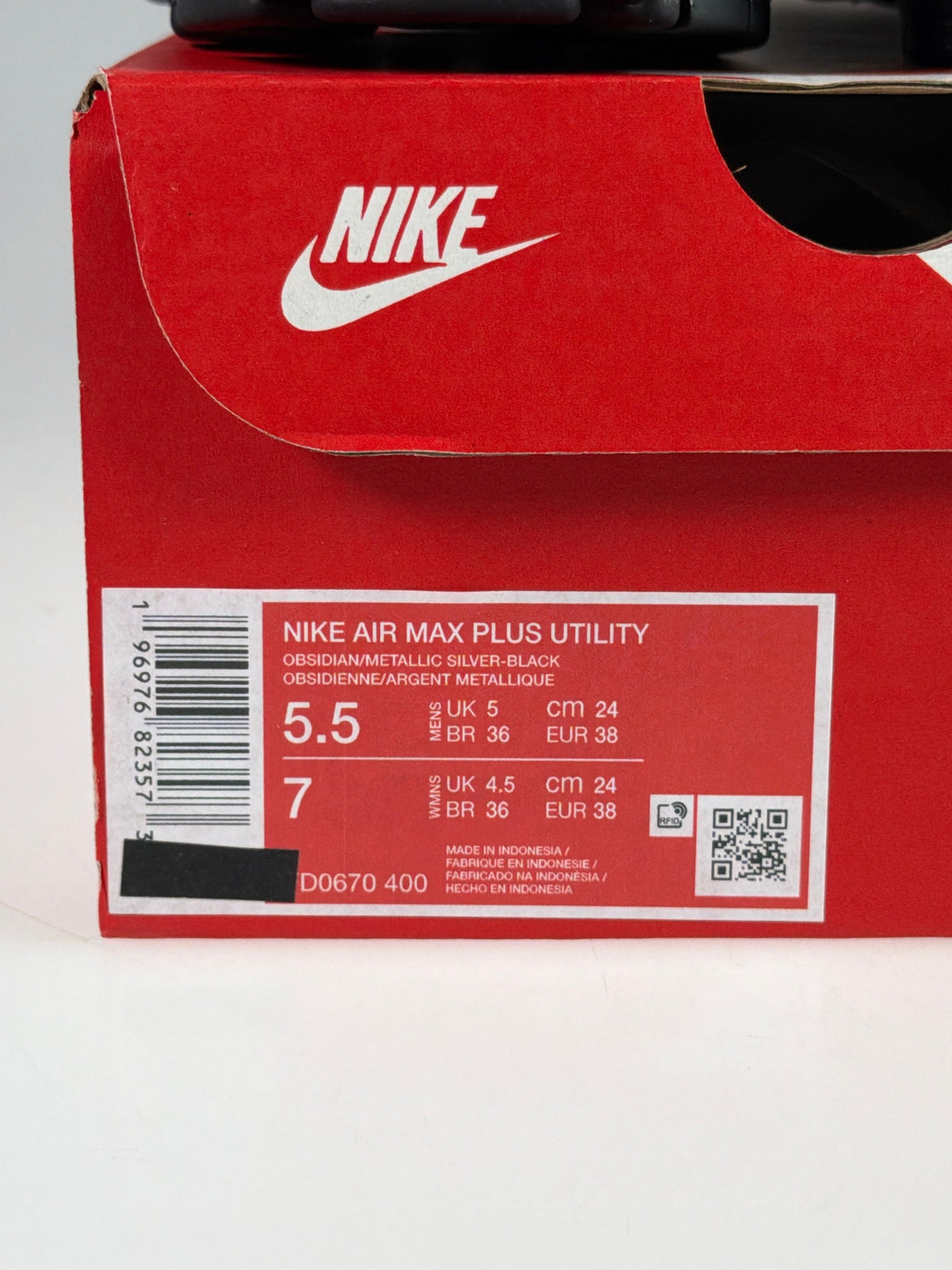 Nike Air Max Plus Utility - Größe EU 38 #12839