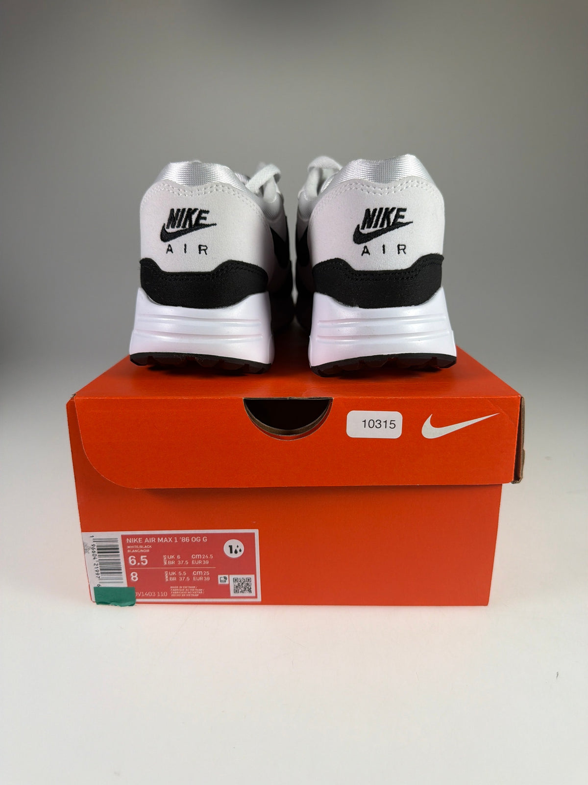 NIKE AIR MAX 1 '86 OG G - Größe 39 #10315