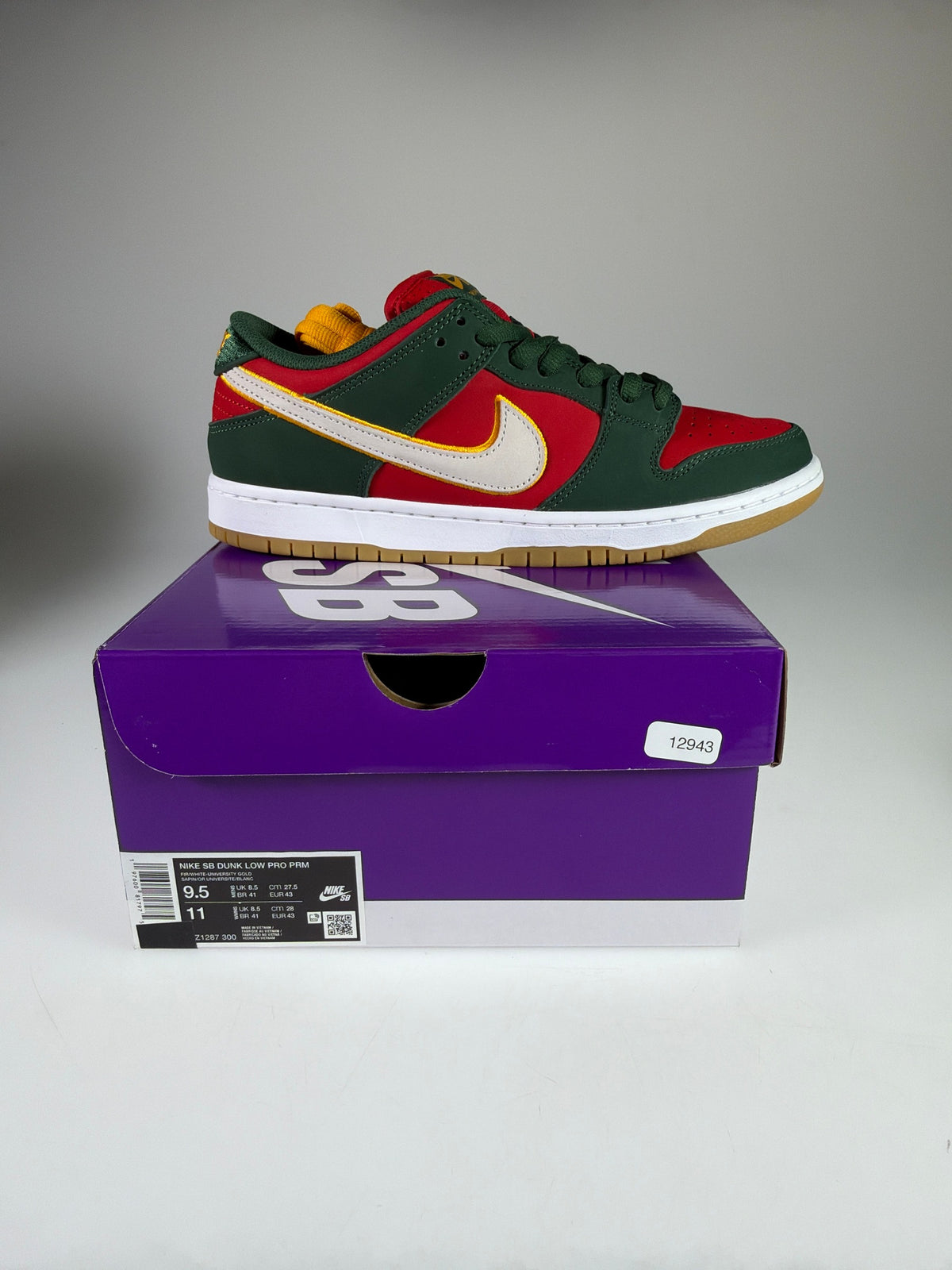 Nike SB Dunk Low Pro PRM - Größe EU 43 #12943