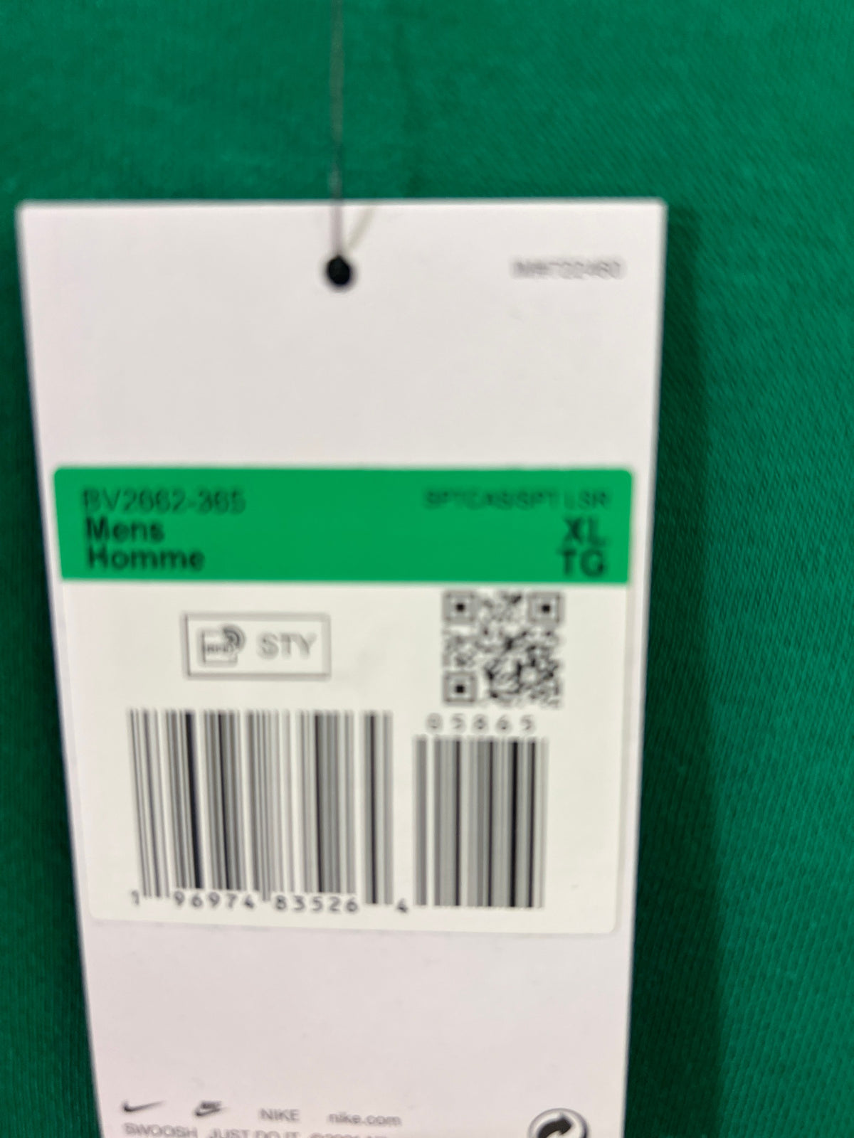 Nike Sportswear Club Crew Sweatshirt - Grün - Größe XL #12789