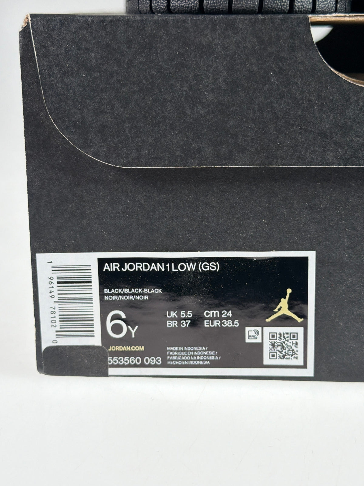 Air Jordan 1 Low (GS) - Größe EU 38,5 #12975