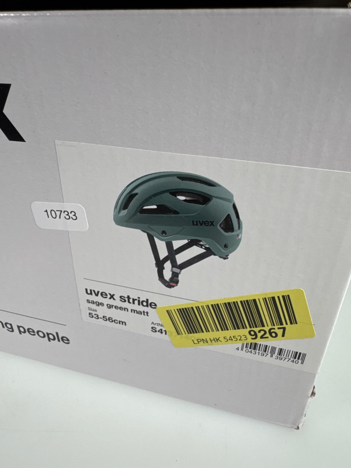 uvex stride Fahrradhelm sage green matt Größe 53-56cm #10733
