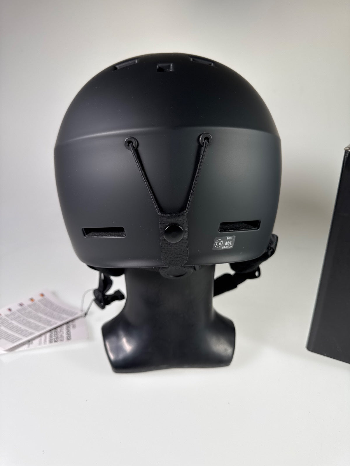 Black Gstaad Skihelm - Größe 58-61cm #11029