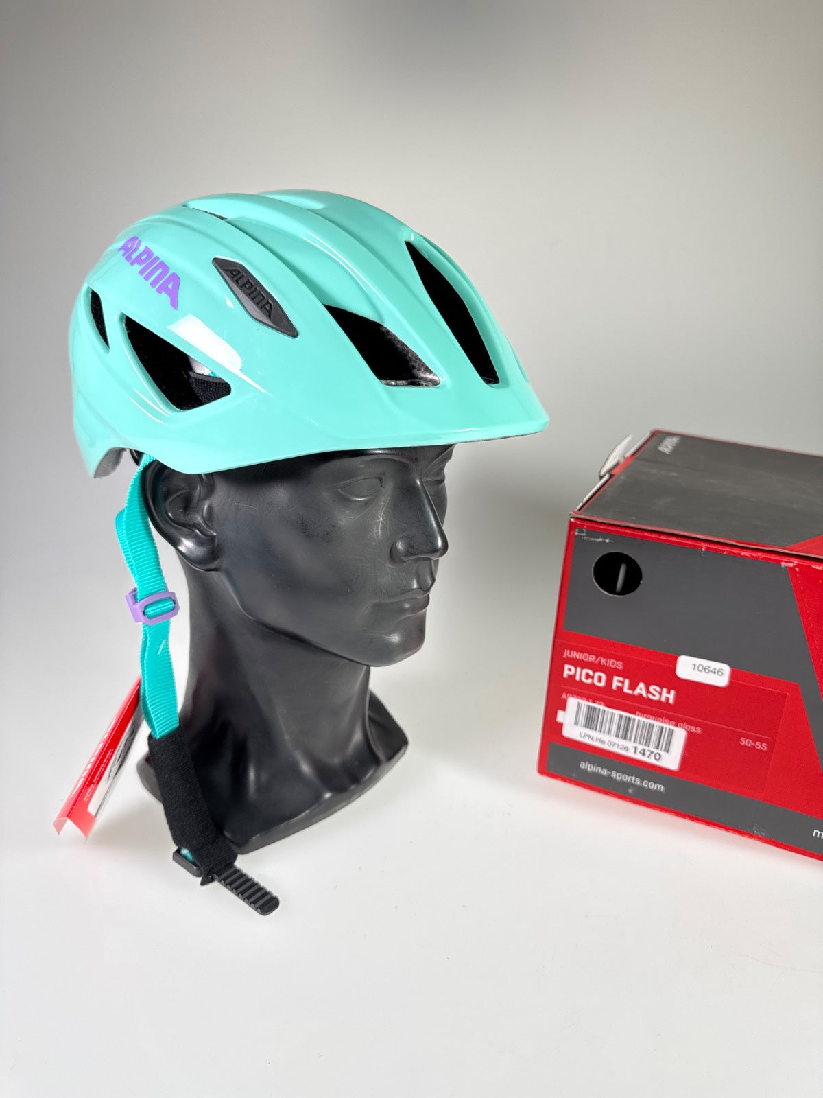 ALPINA PICO Flash Fahrradhelm - Größe 50-55cm #10646