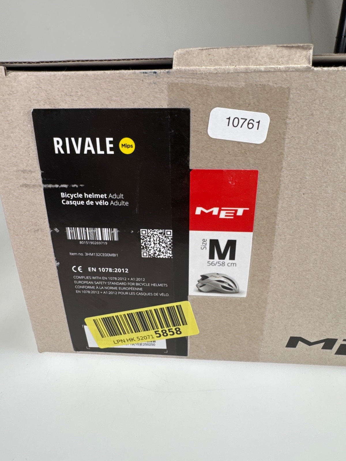 MET Rivale MIPS Fahrradhelm - Größe 56-58cm #10761