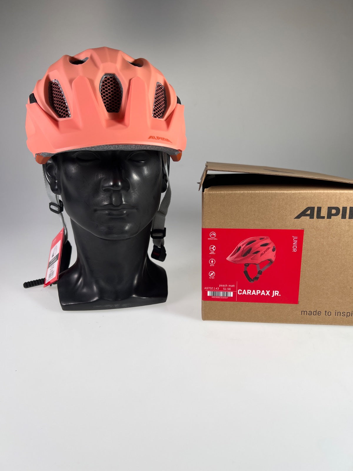 Alpina Carapax Junior Fahrradhelm - Größe 51-56cm #10602