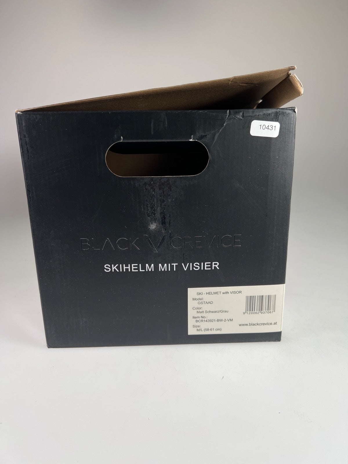 Black Gstaad Skihelm - Größe 58-61cm #10431