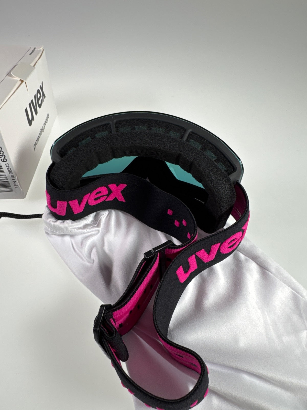 uvex pwdr FM Skibrille verspiegelt Anti-Fog - black/green #10981