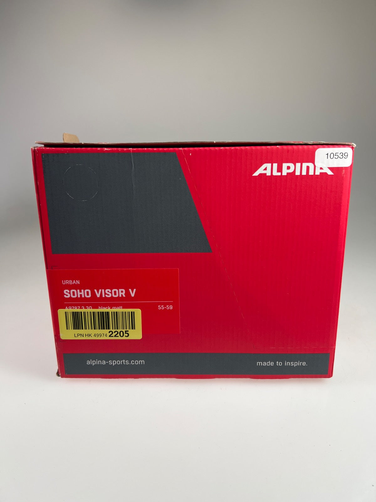 Alpina Soho Visor V Fahrradhelm - Größe 55-59cm #10539