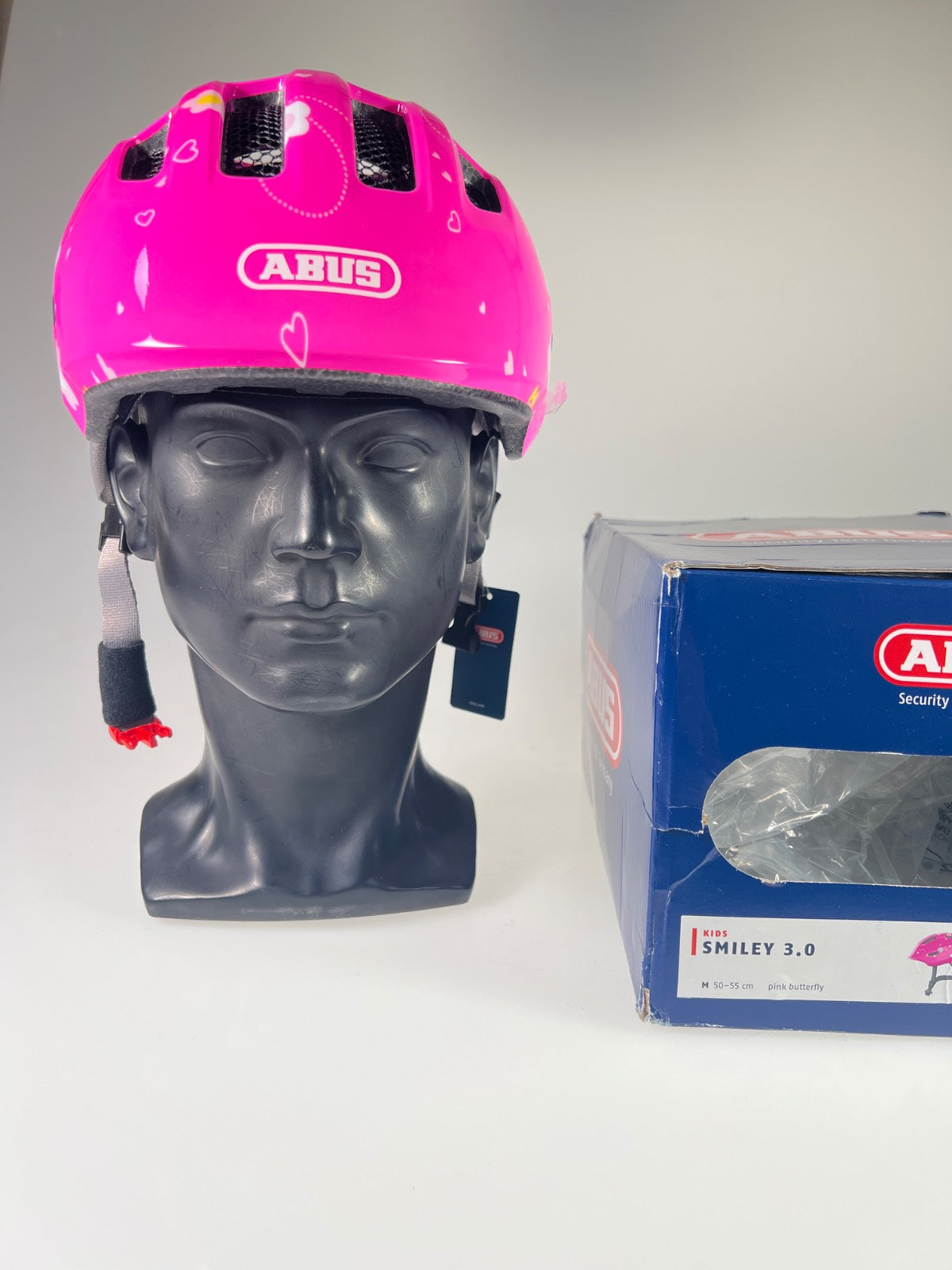 ABUS Smiley 3.0 Fahrradhelm - Größe 50-55cm #10513