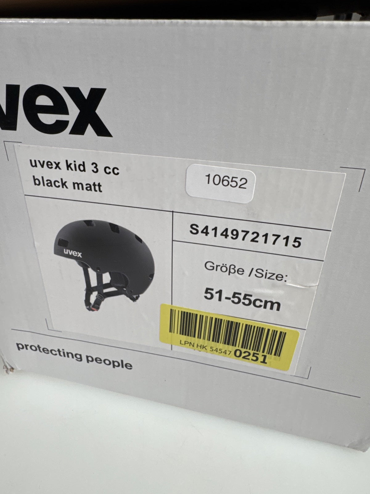 uvex Kid 3 cc Fahrradhelm - Größe 51-55cm #10652