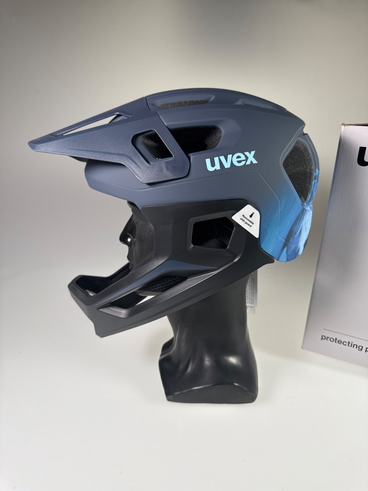 uvex React jr.fullface Fahrradhelm - Größe 52-56cm #10847