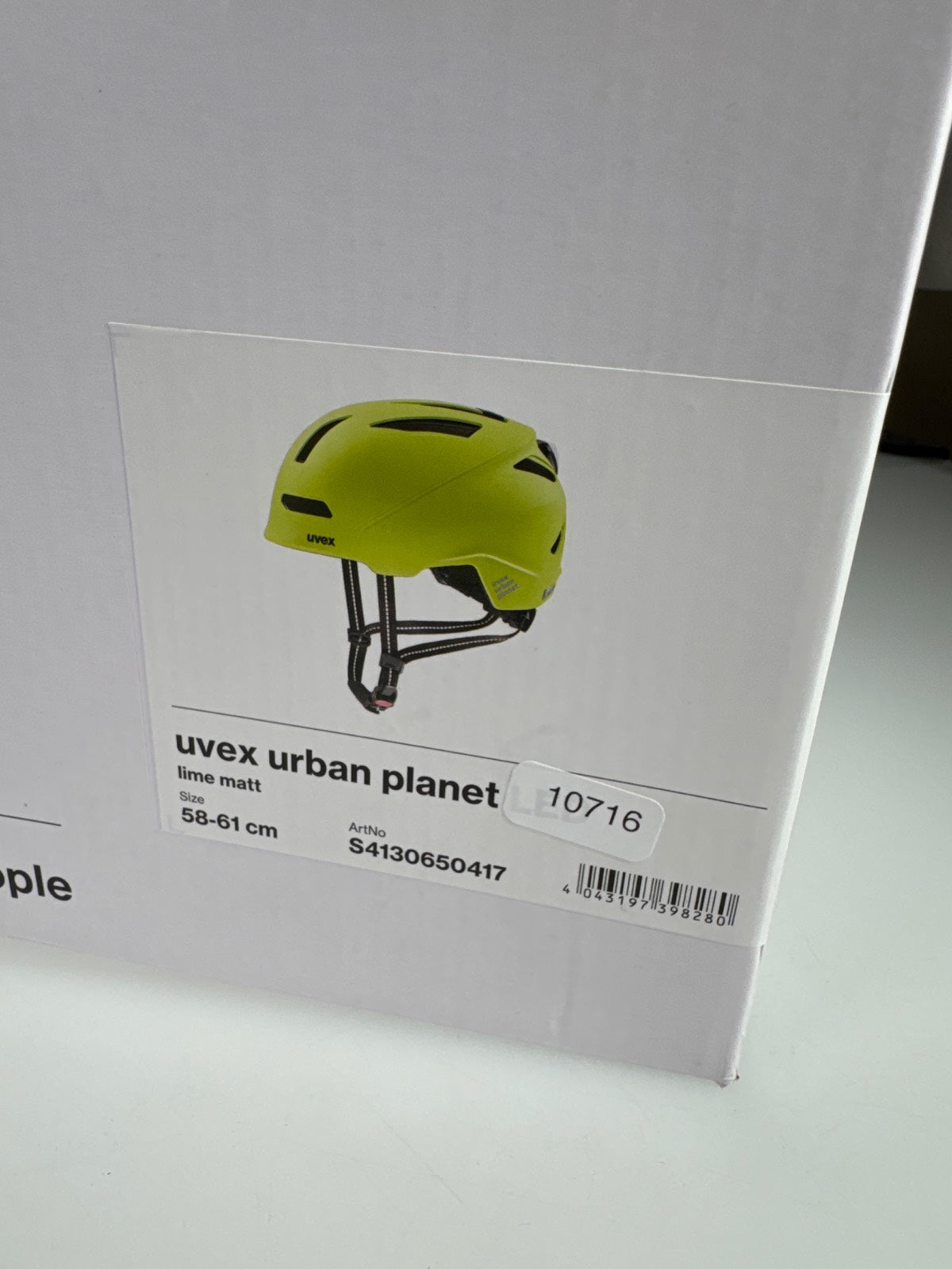 Uvex Urban Planet Fahrradhelm - Größe 58-61cm #10716