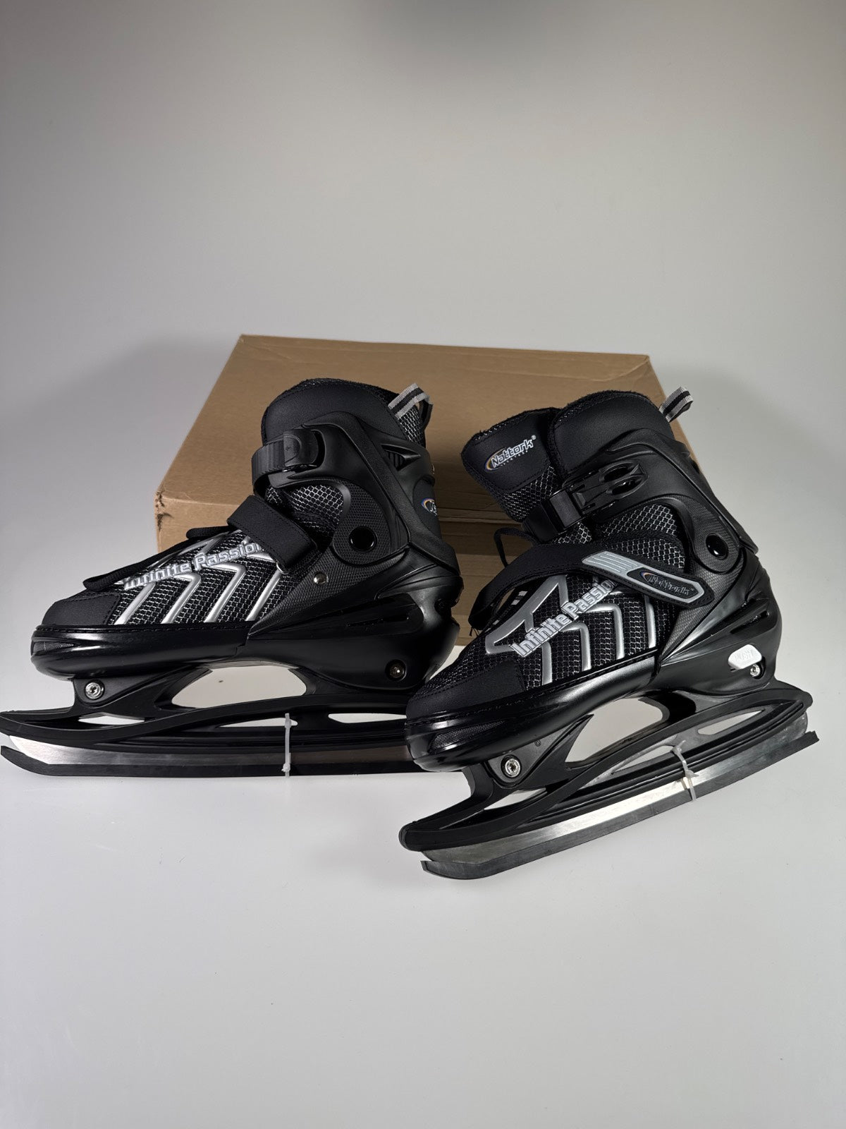 Nattork Verstellbare Eishockey-Schlittschuhe EU42-45 #10950