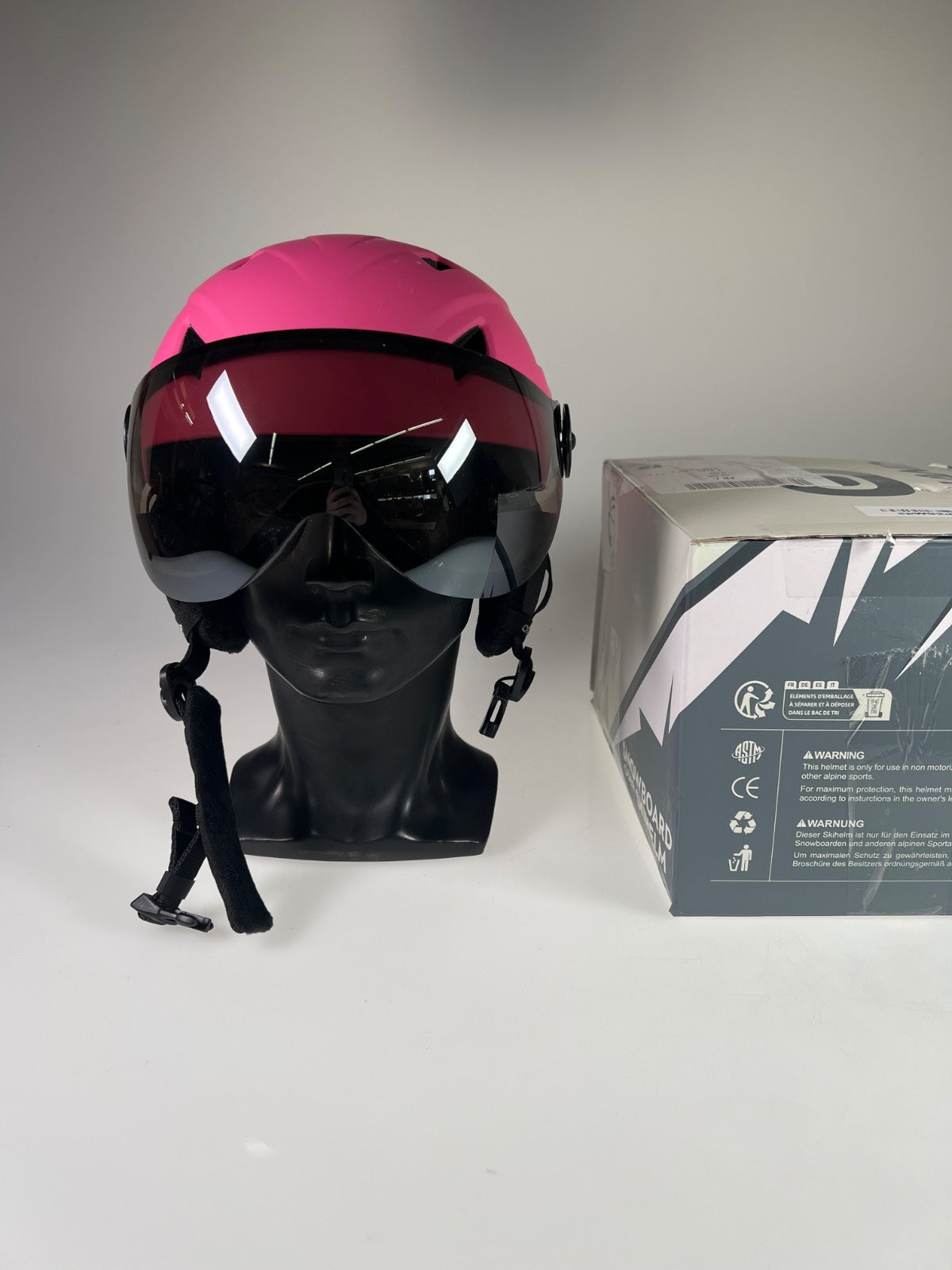 Odoland Skihelm mit Visier - Größe 52-55cm #10434