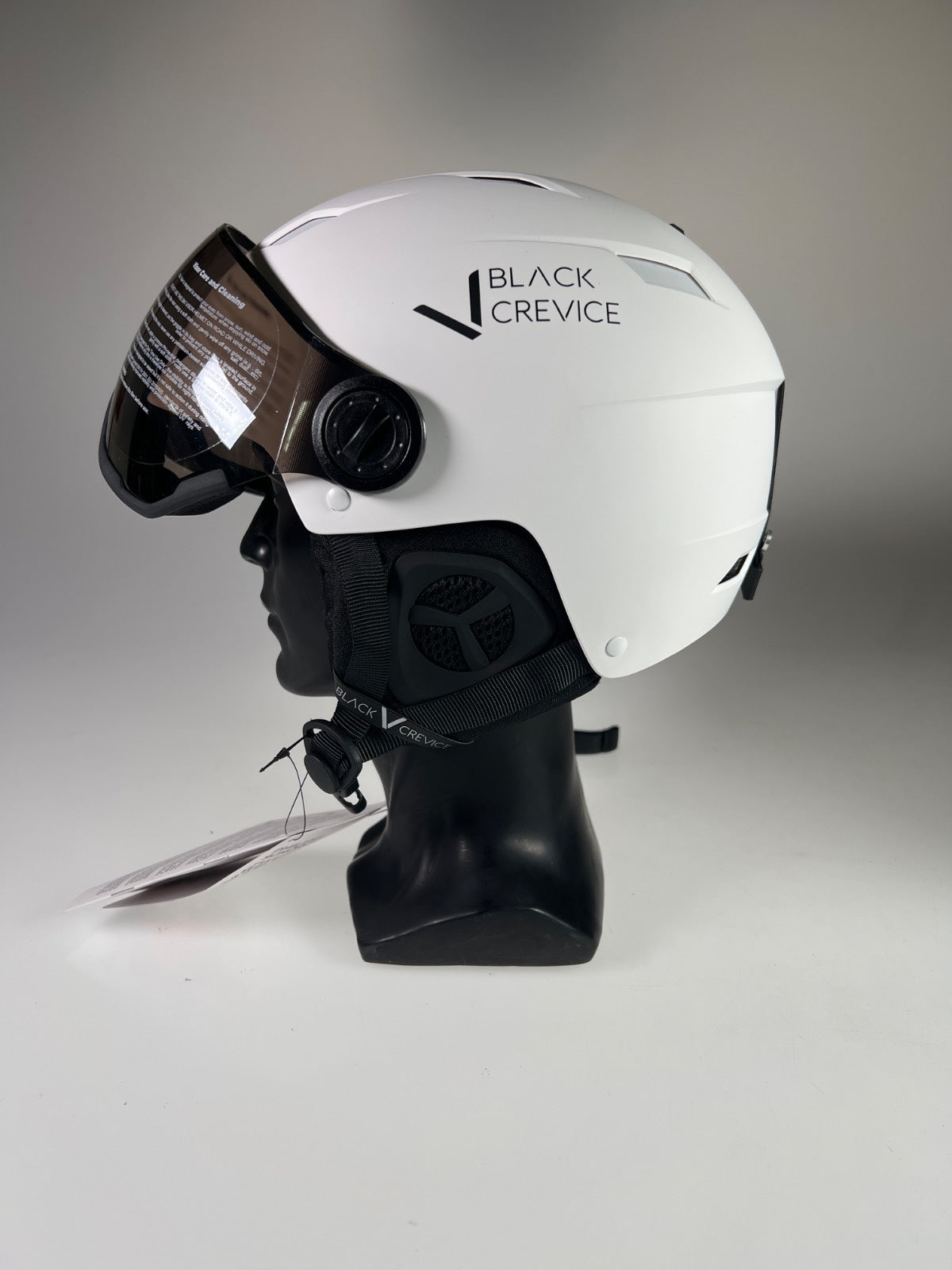 Black Crevice Kirchberg Skihelm mit Visier - Größe 54-57cm #10433