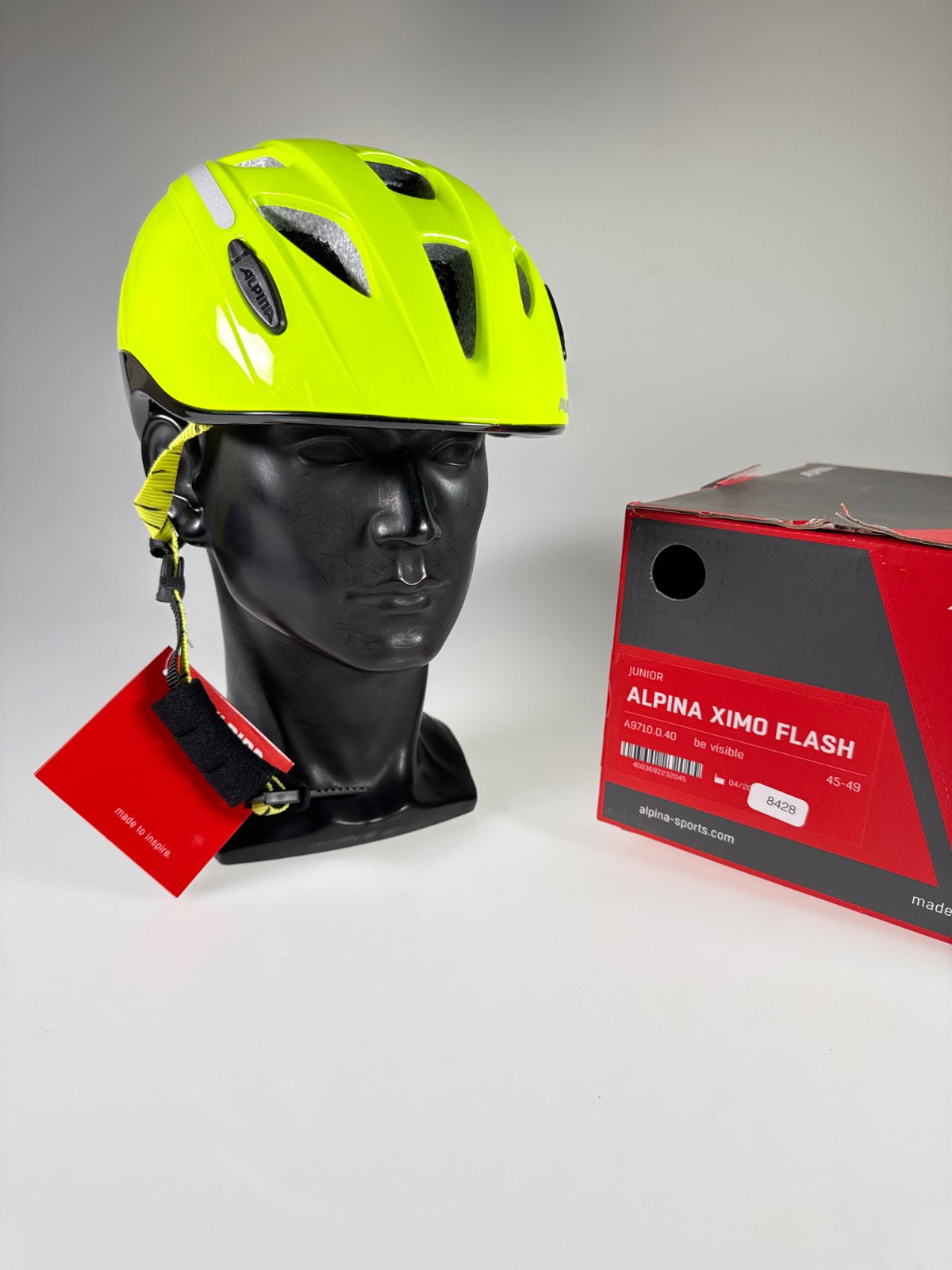 ALPINA XIMO Flash Fahrradhelm - Größe 45-49cm #8428