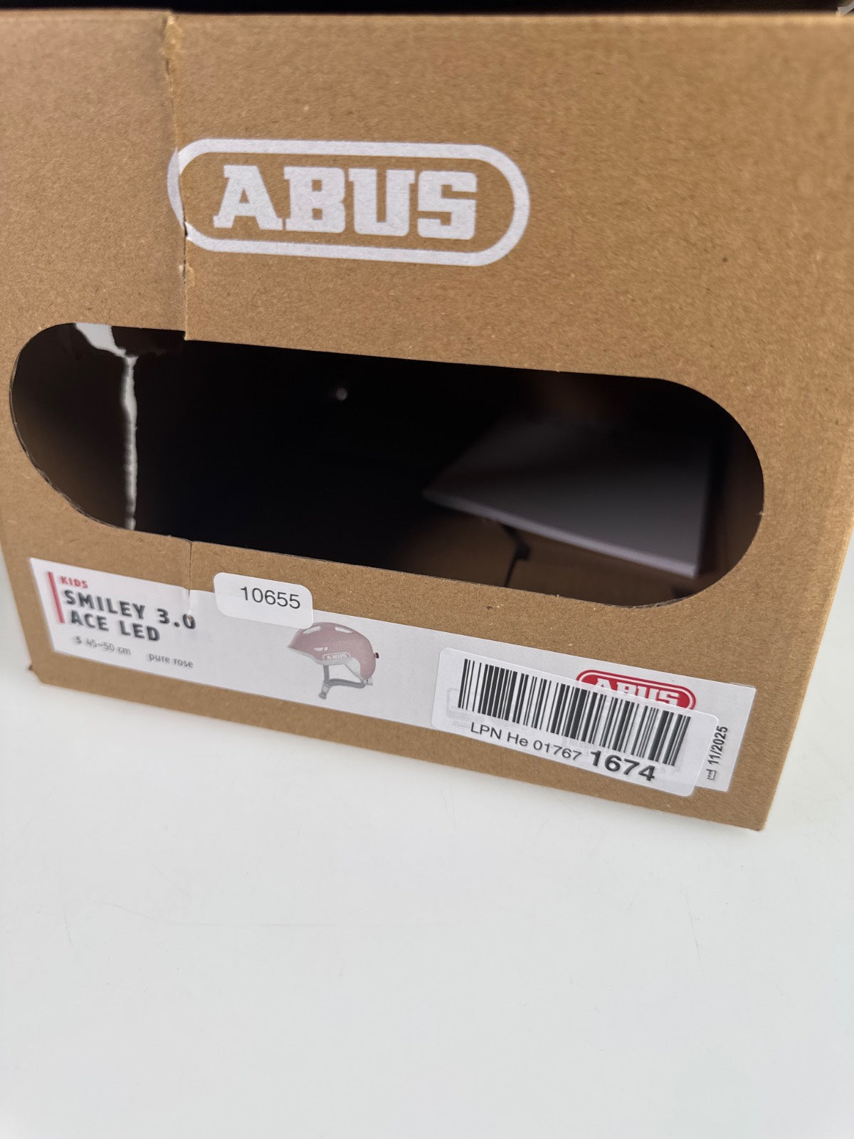 ABUS Smiley 3.0 ACE LED Fahrradhelm - Größe 45-50cm #10655