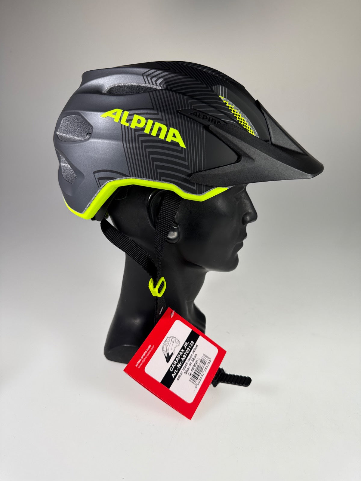 Alpina Carapax Junior Fahrradhelm - Größe 51-56cm #10361