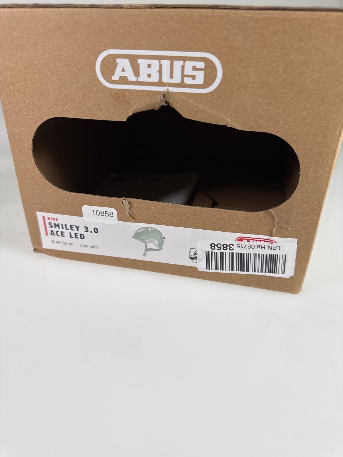 ABUS Smiley 3.0 Ace LED Fahrradhelm - Größe 45-50cm #10858