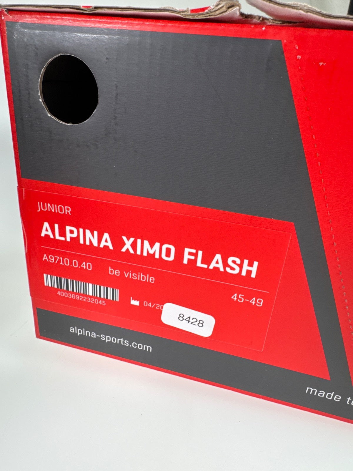ALPINA XIMO Flash Fahrradhelm - Größe 45-49cm #8428