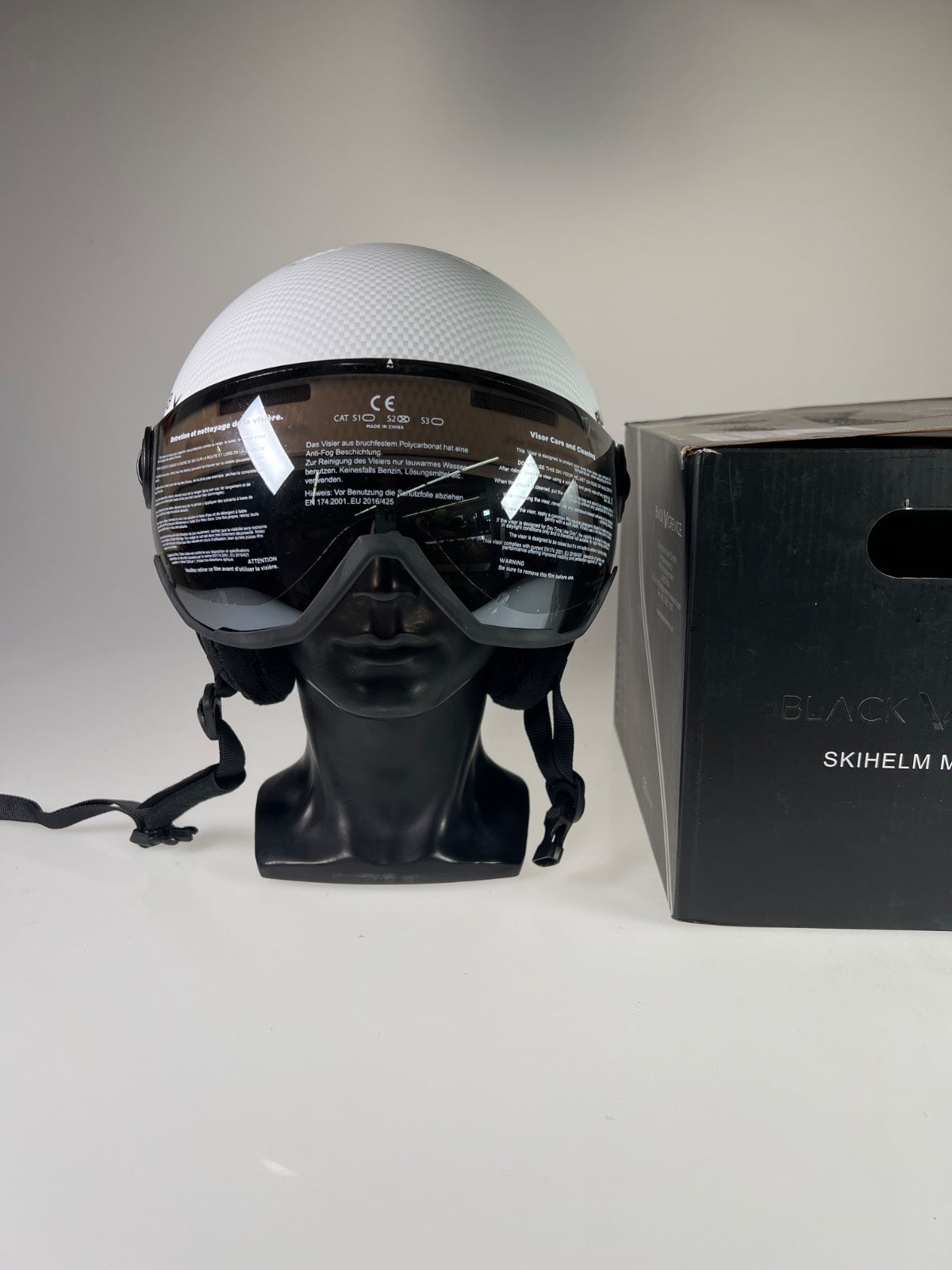 Black Crevice Gstaad Skihelm - Größe 58-61cm #10428