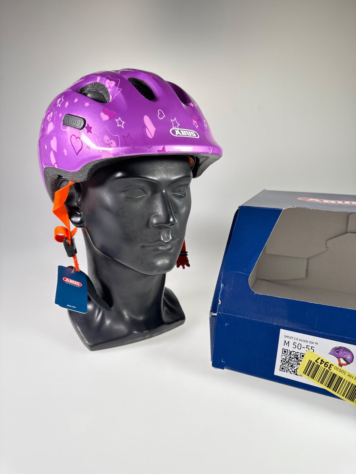 ABUS Smiley 2.0 Fahrradhelm - Größe 50-55cm #8399