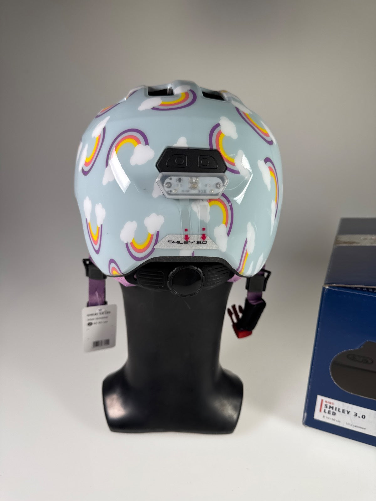 ABUS Smiley 3.0 LED Fahrradhelm - Größe 45-50cm #10665