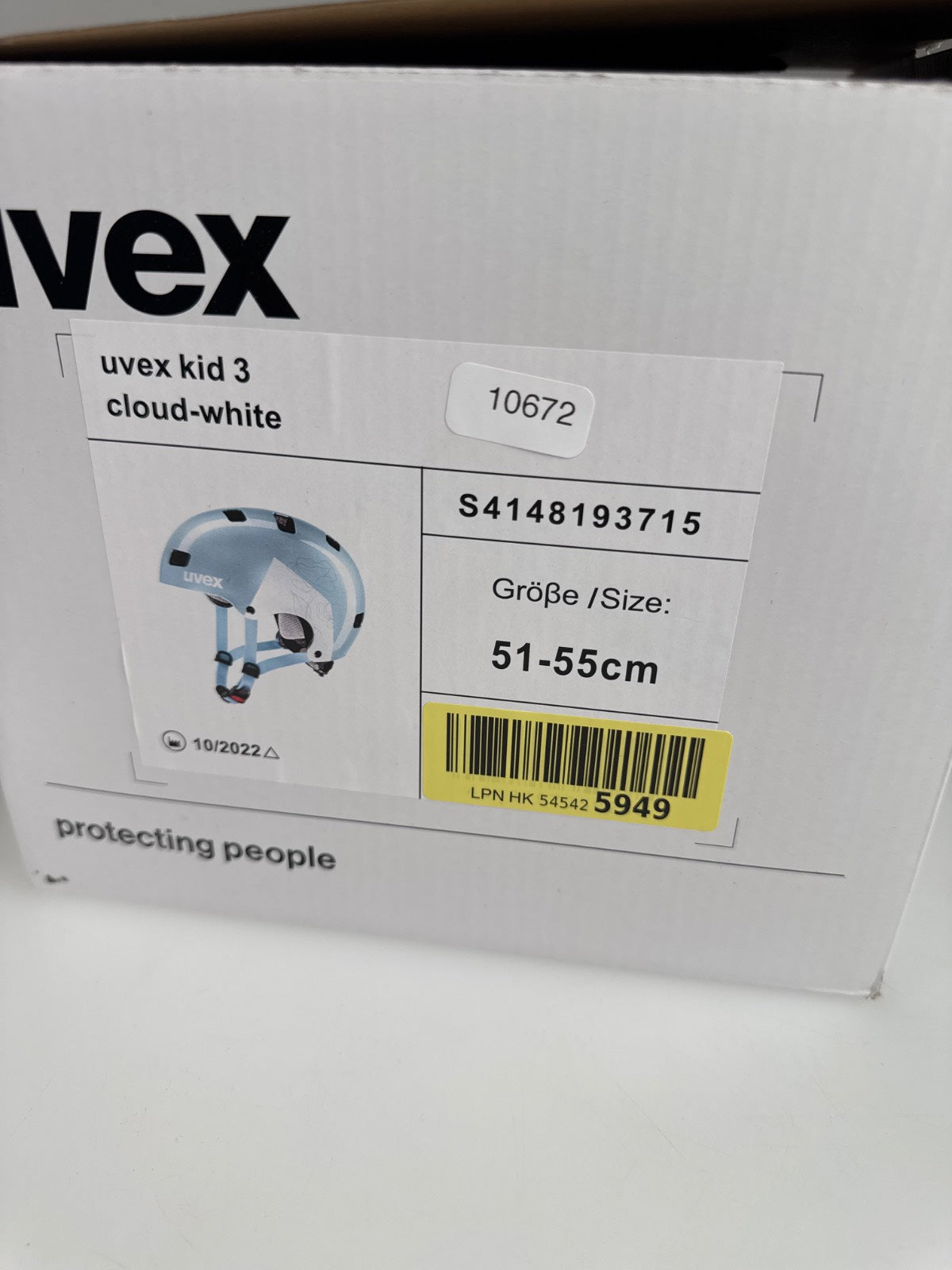 uvex Kid 3 Fahrradhelm - Größe 51-55cm #10672 R1