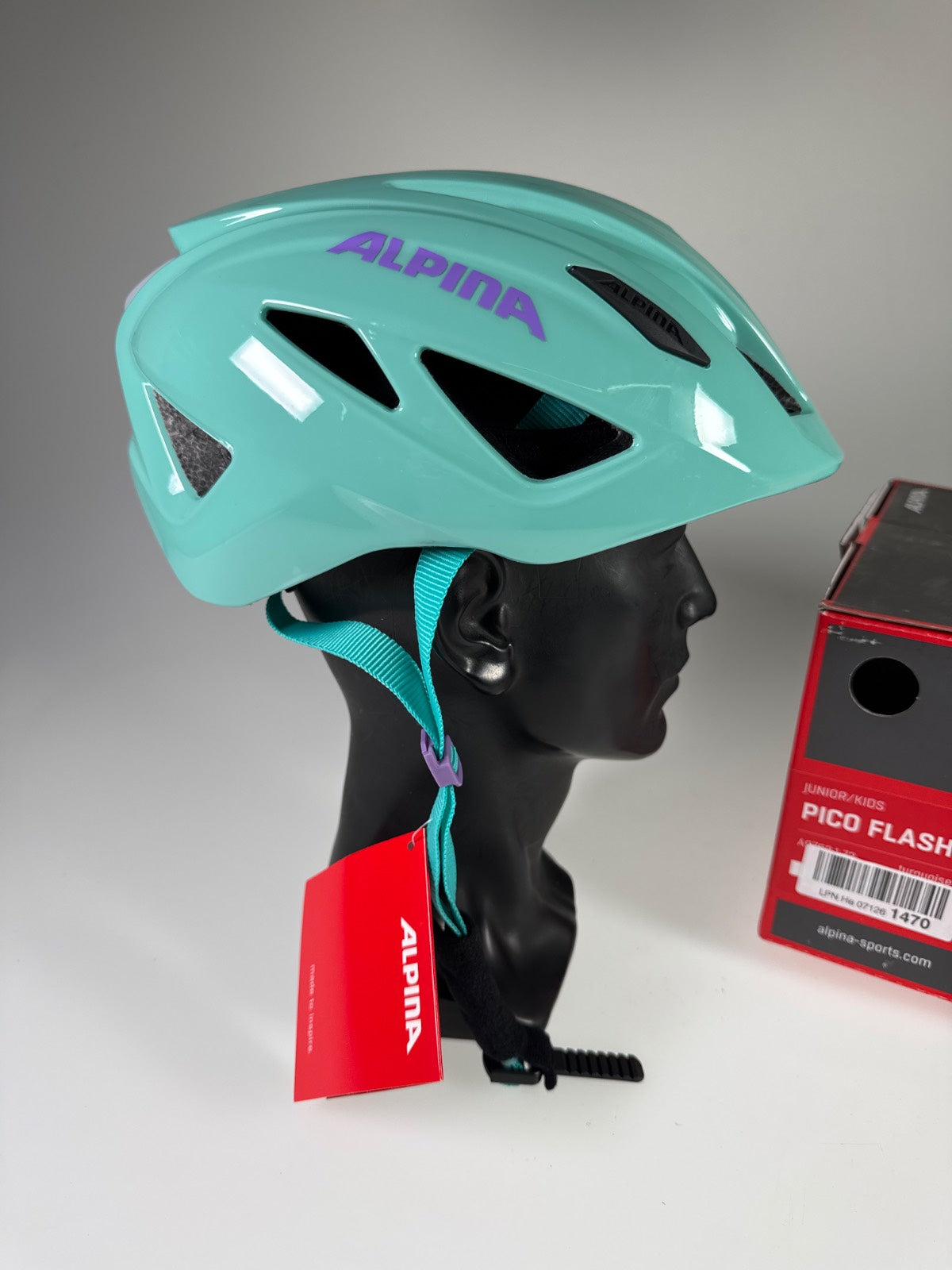 ALPINA PICO Flash Fahrradhelm - Größe 50-55cm #10646