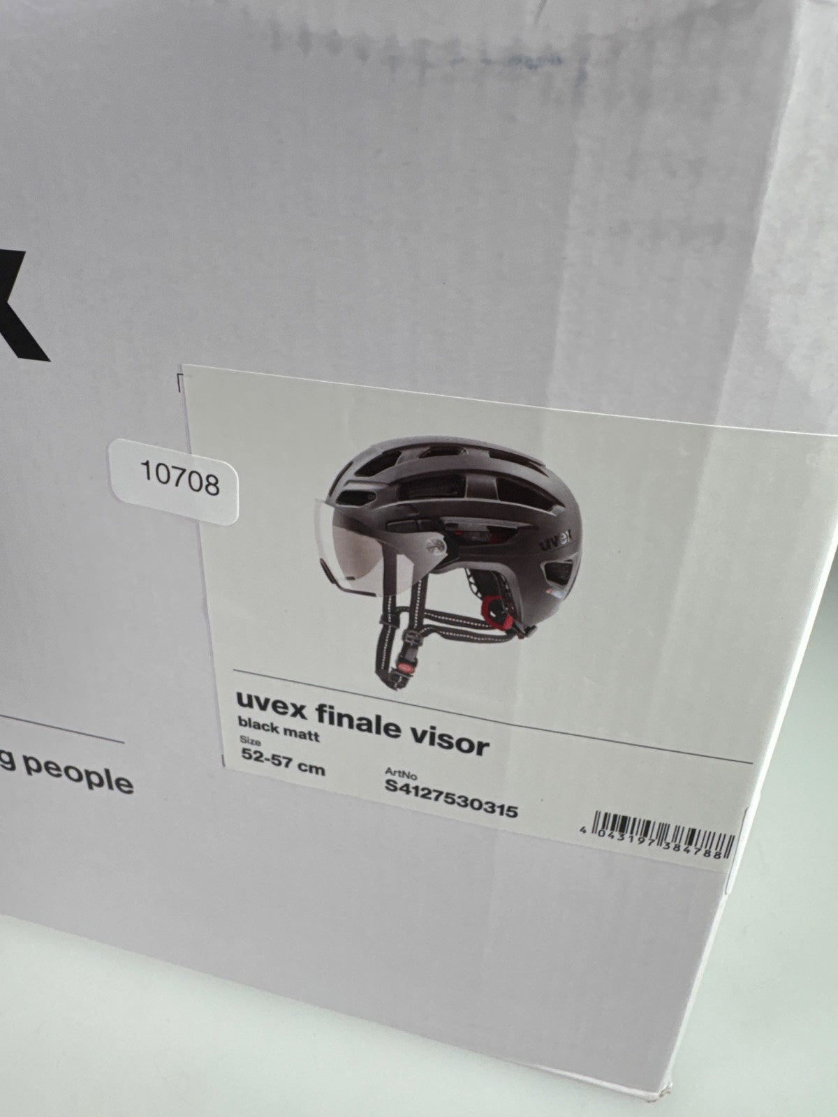 uvex Finale Visor Fahrradhelm - Größe 52-57cm #10708
