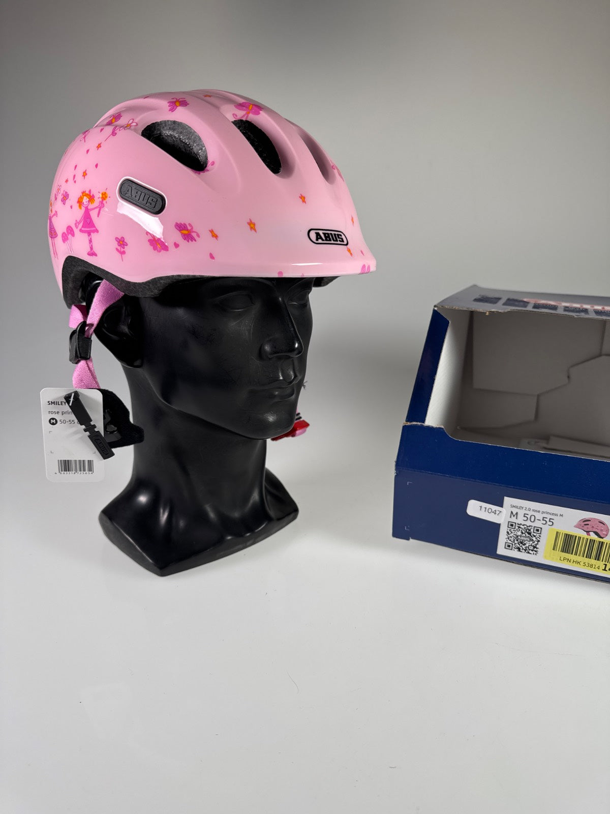 ABUS Smiley 2.0 Fahrradhelm - Größe 50-55cm #11047