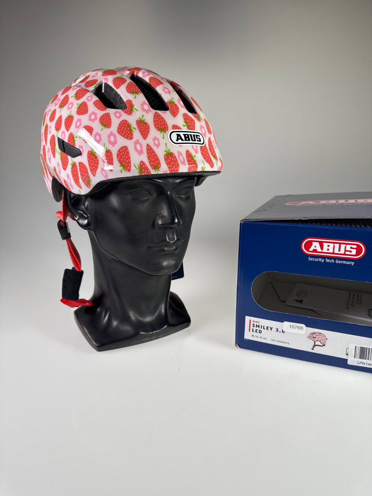 ABUS Smiley 3.0 LED Fahrradhelm - Größe 50-55cm #10766