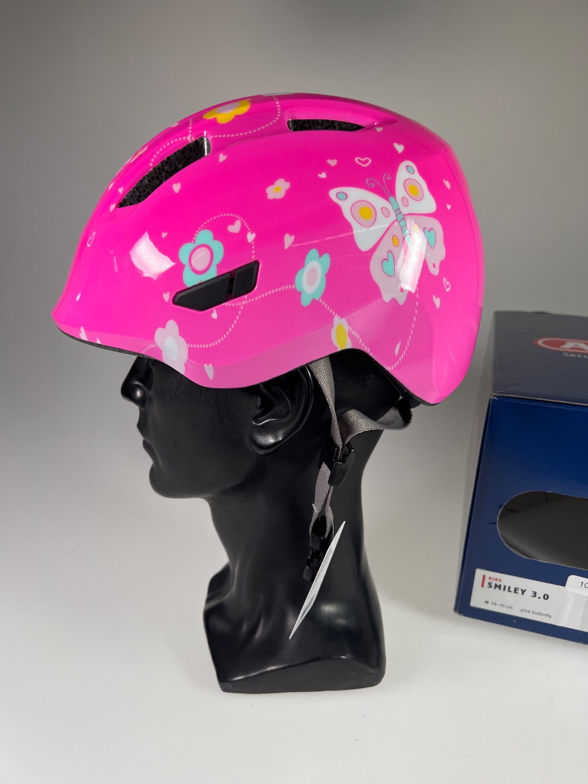 ABUS Smiley 3.0 Fahrradhelm - Größe 50-55cm #10612