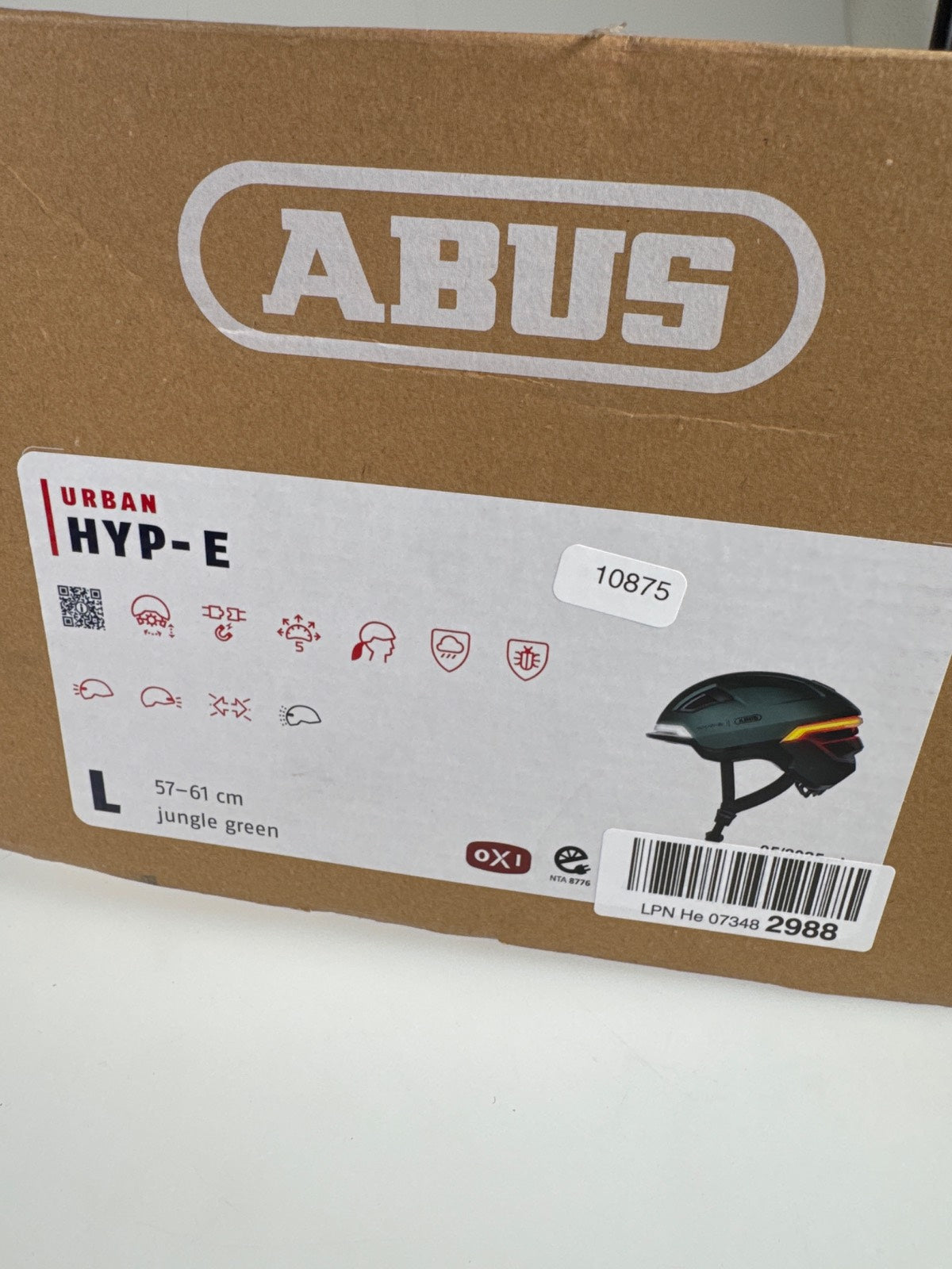 ABUS HYP-E Fahrradhelm - Größe 57-61cm #10875