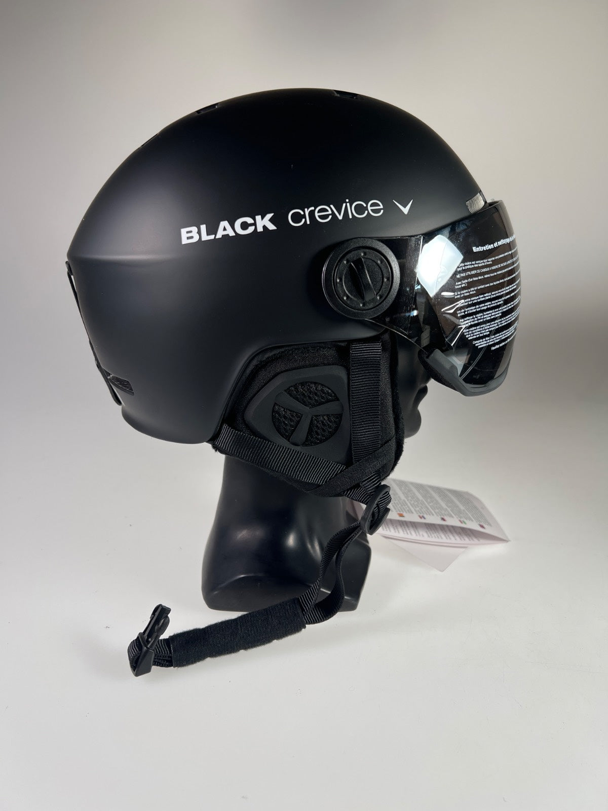 Black Gstaad Skihelm - Größe 58-61cm #10431