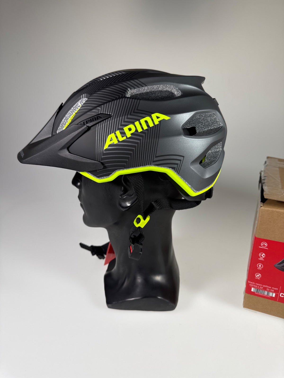 Alpina Carapax Junior Fahrradhelm - Größe 51-56cm #10659