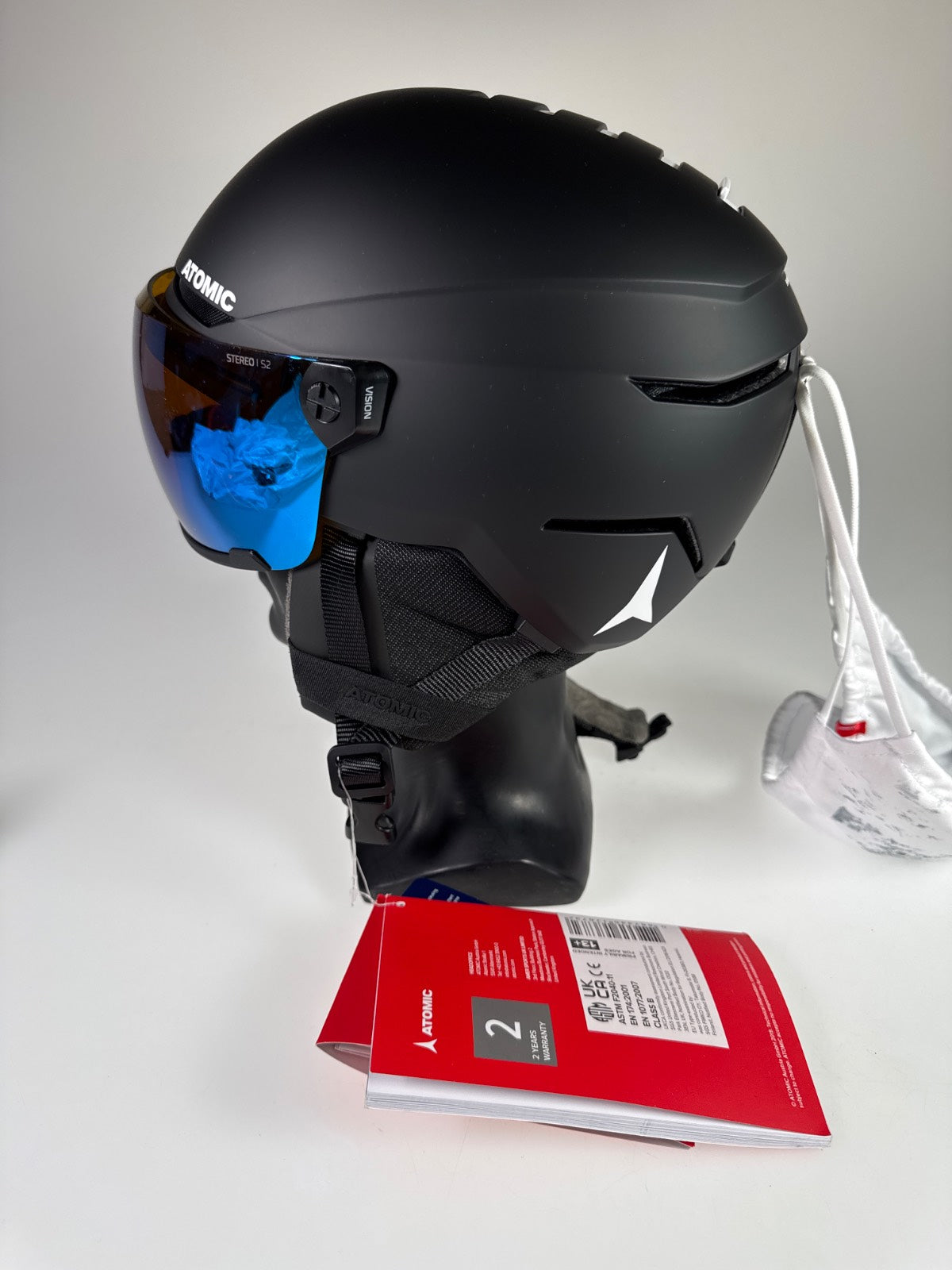 Atomic Savor Visor Stereo Skihelm - Größe 51-55cm #10349