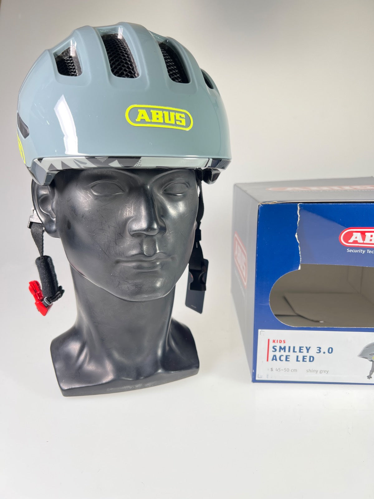 ABUS Smiley 3.0 ACE LED Fahrradhelm - Größe 45-50cm #10503