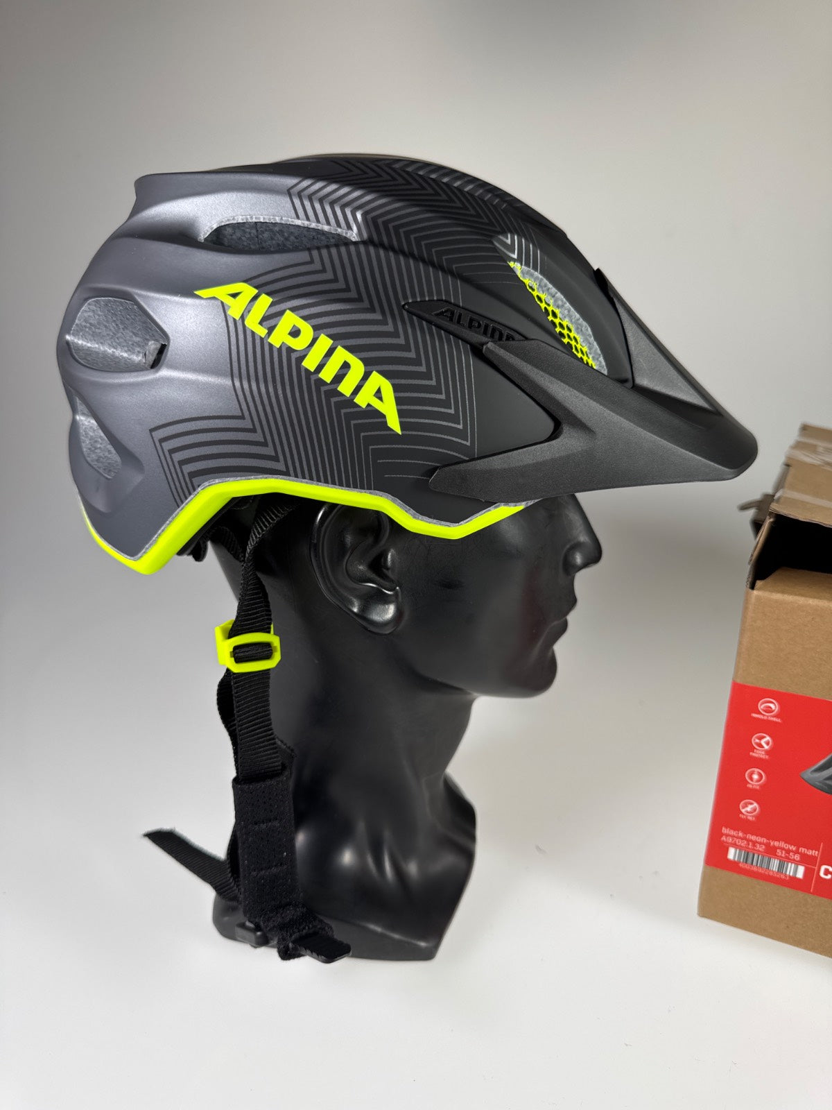 Alpina Carapax Junior Fahrradhelm - Größe 51-56cm #10736