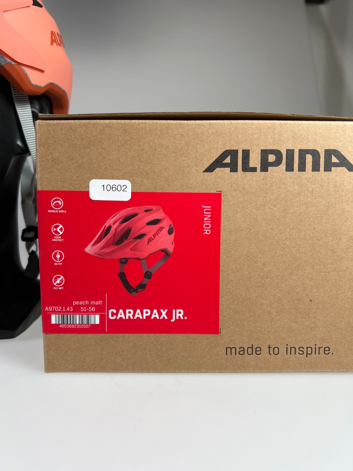 Alpina Carapax Junior Fahrradhelm - Größe 51-56cm #10602