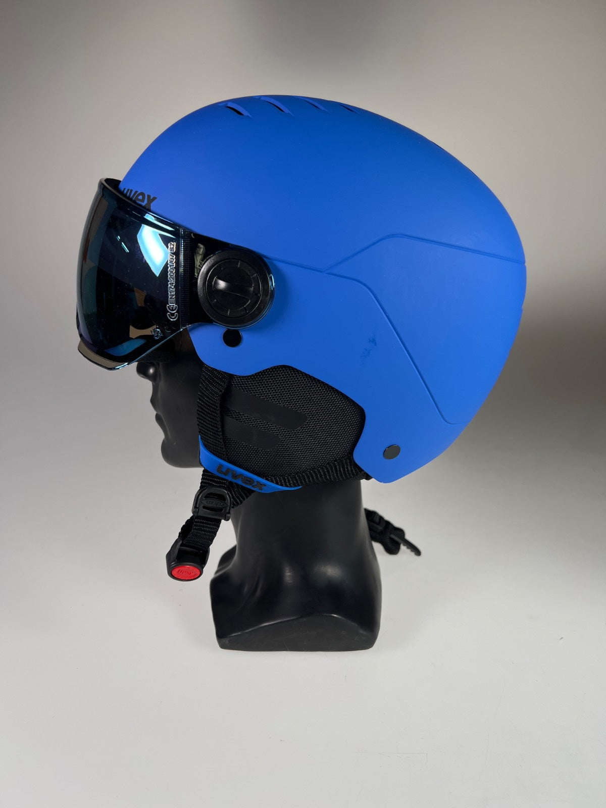 uvex Rocket Jr Visor Skihelm - Größe 54-58cm #10477