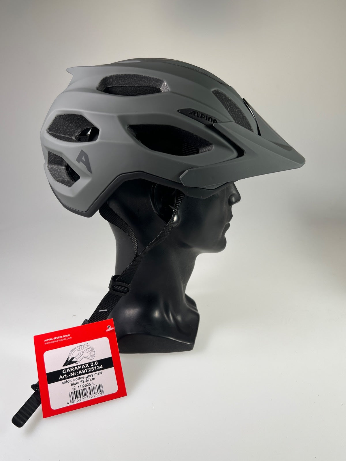 ALPINA Carapax 2.0 Fahrradhelm - Größe 52-57cm #10579