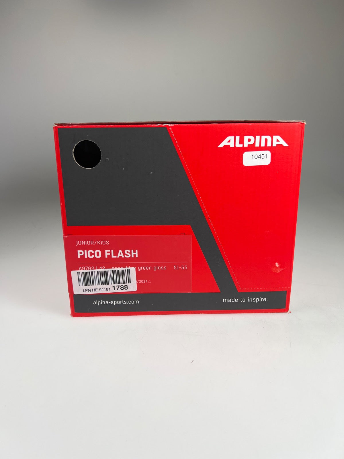 ALPINA Pico Flash Fahrradhelm - Größe 51-55cm #10451