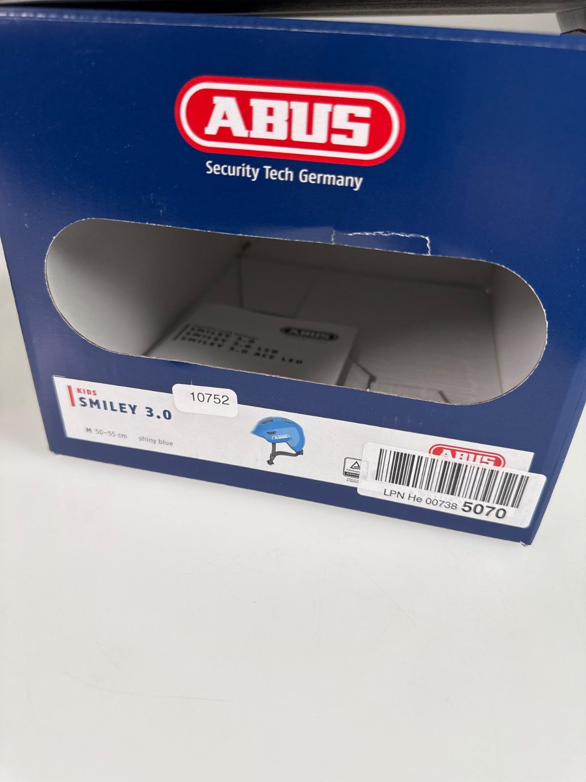 ABUS Smiley 3.0 Fahrradhelm - Größe 50-55cm #10752 R1