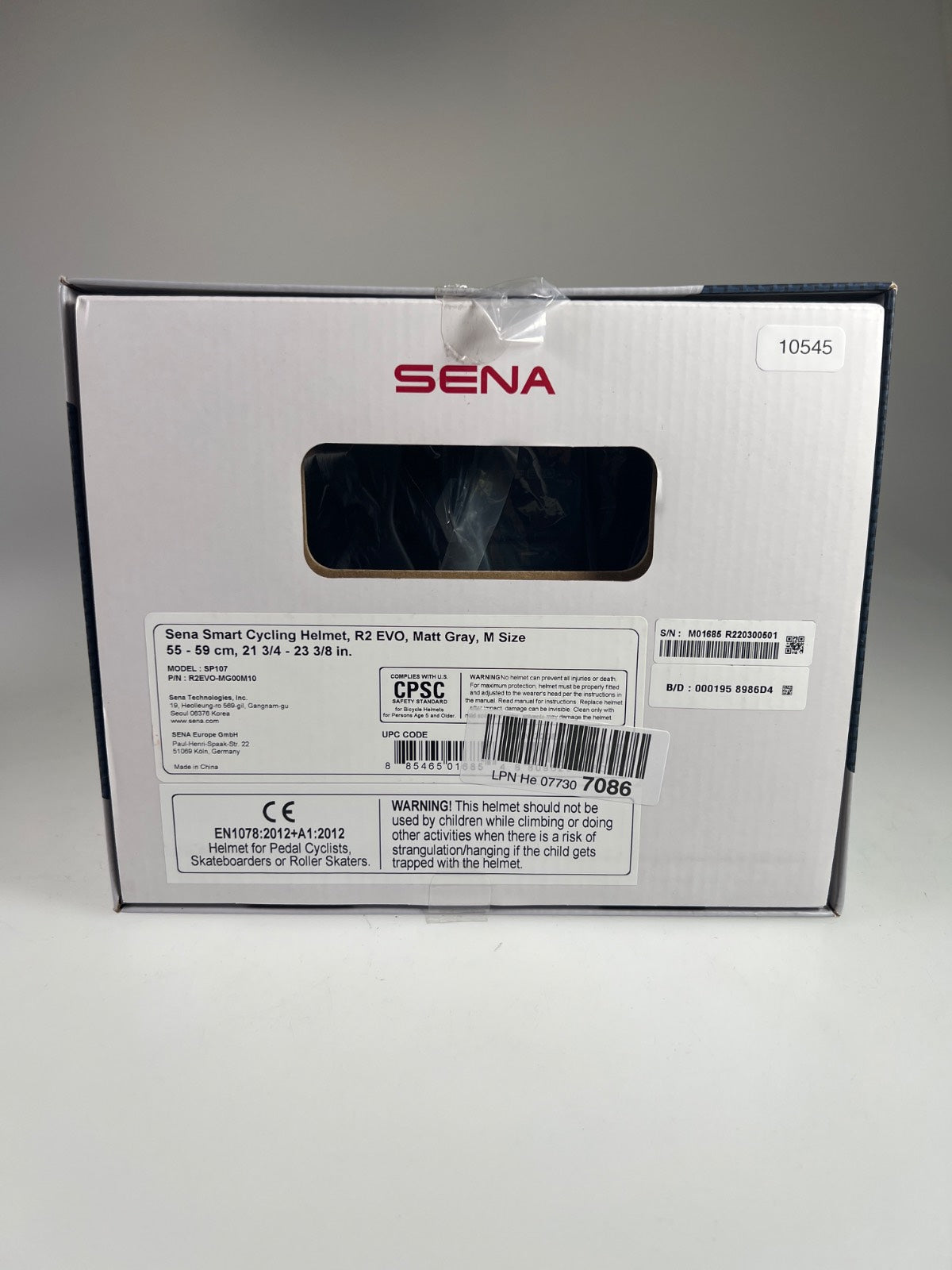 Sena R2 EVO Fahrradhelm - Größe 55-59cm #10545