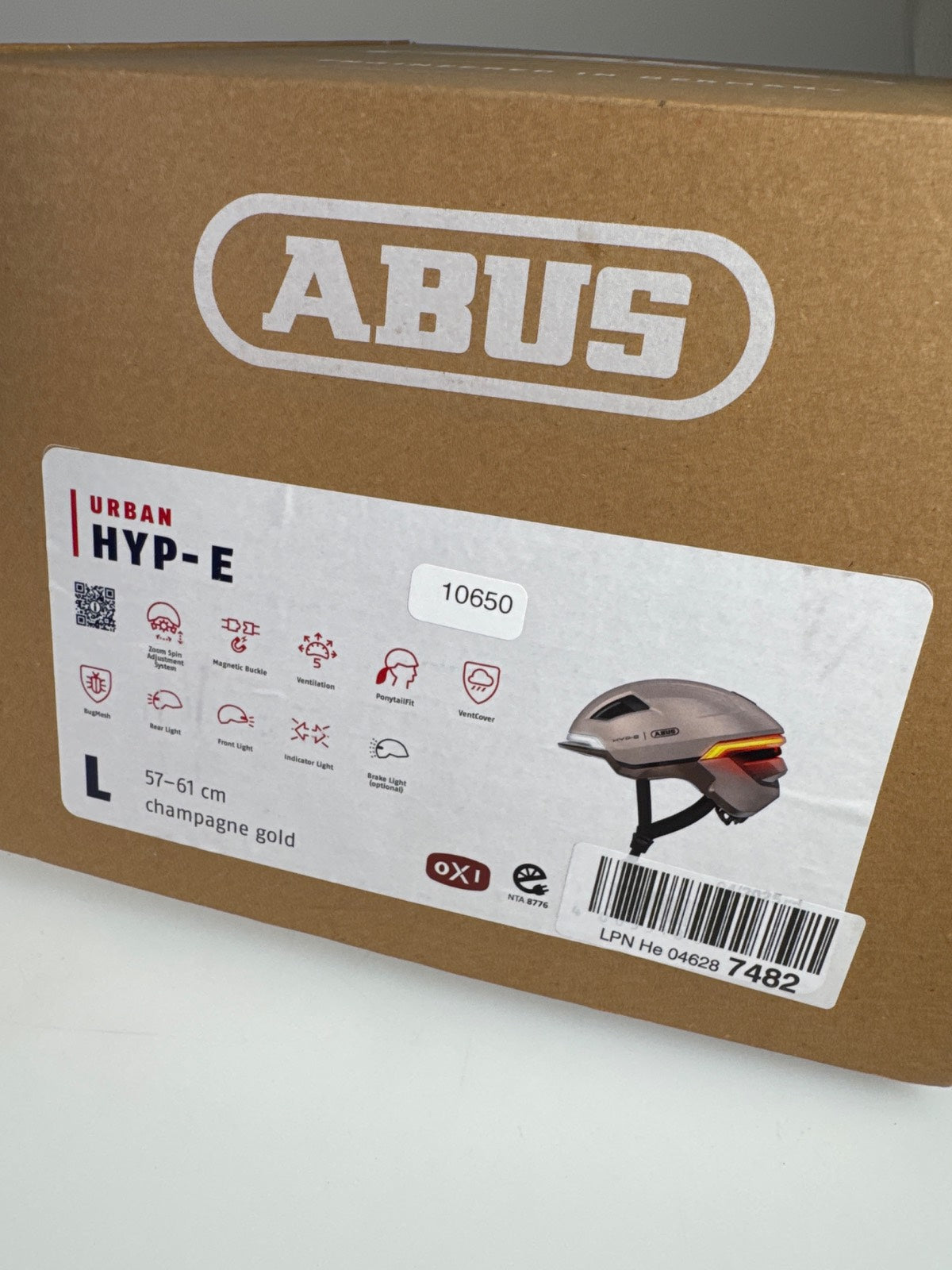 ABUS HYP-E Fahrradhelm - Größe 57-61cm #10650